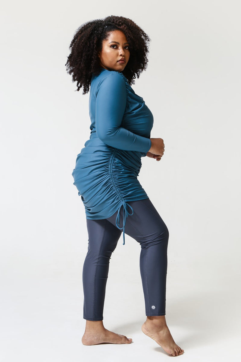 Isla Swim Dress - Wave-zoom-