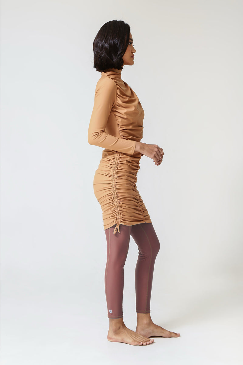 Isla Swim Dress - Sand-zoom-