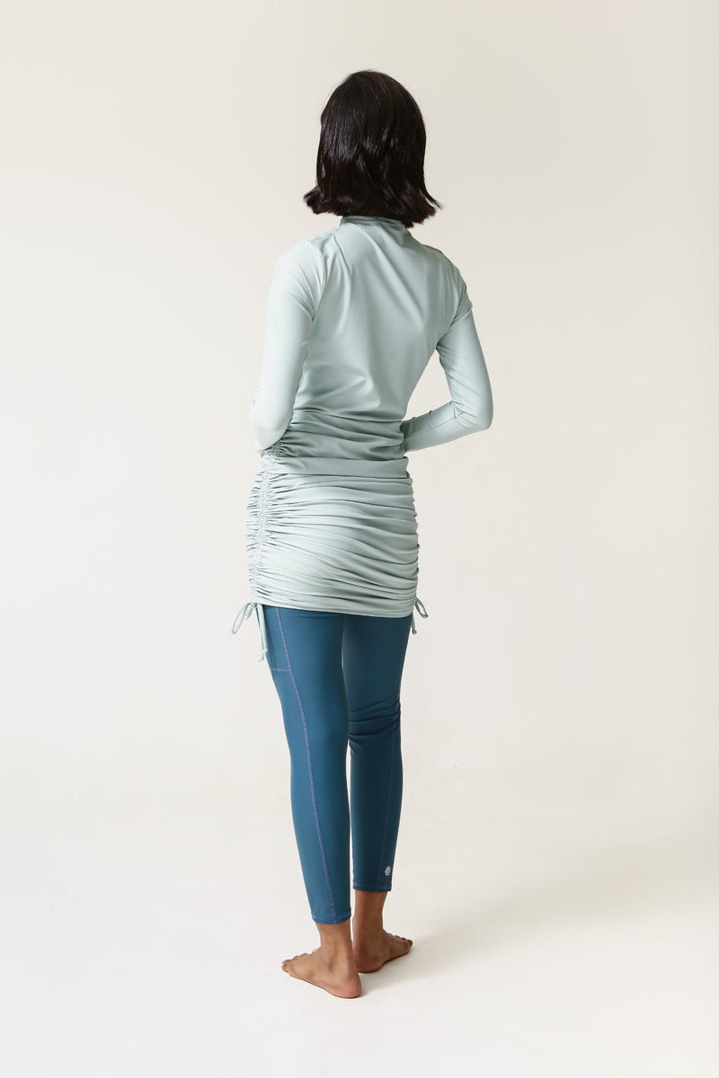 Isla Swim Dress - Aqua-zoom-