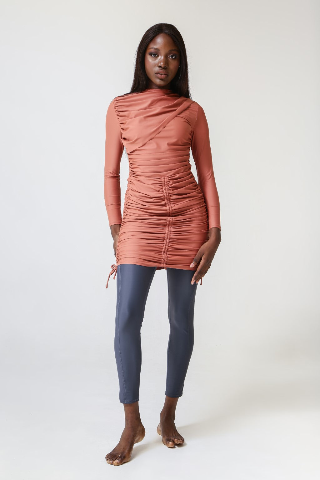Isla Swim Dress - Clay-zoom-1