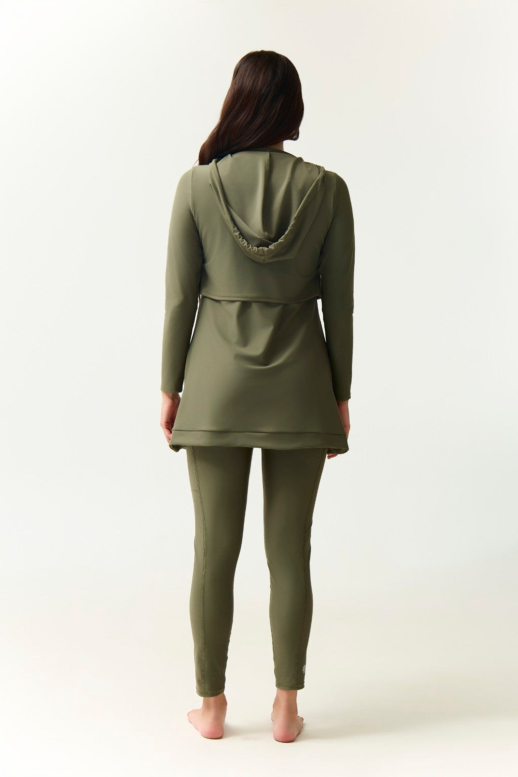 Kaya Swim Dress - Olive-zoom-4