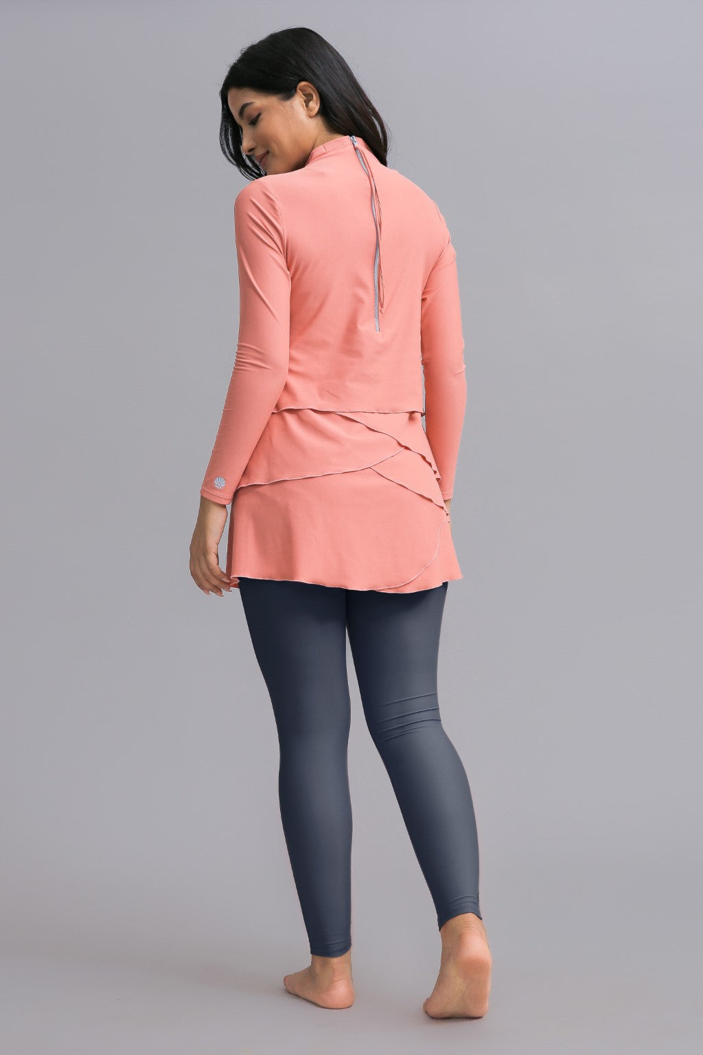 Lula Swim Dress - Coral-4