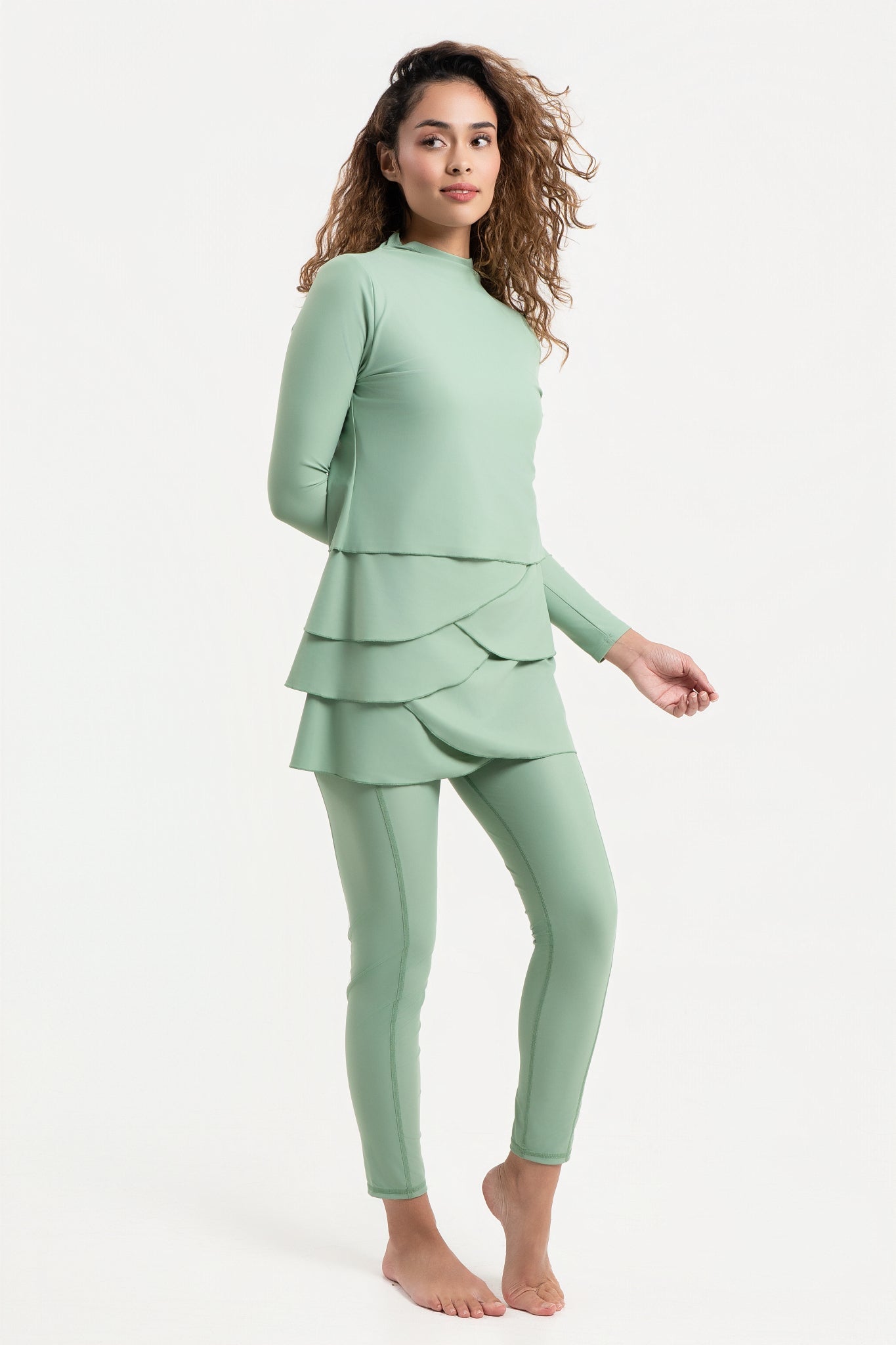 Lula Swim Dress - Sage-zoom-4