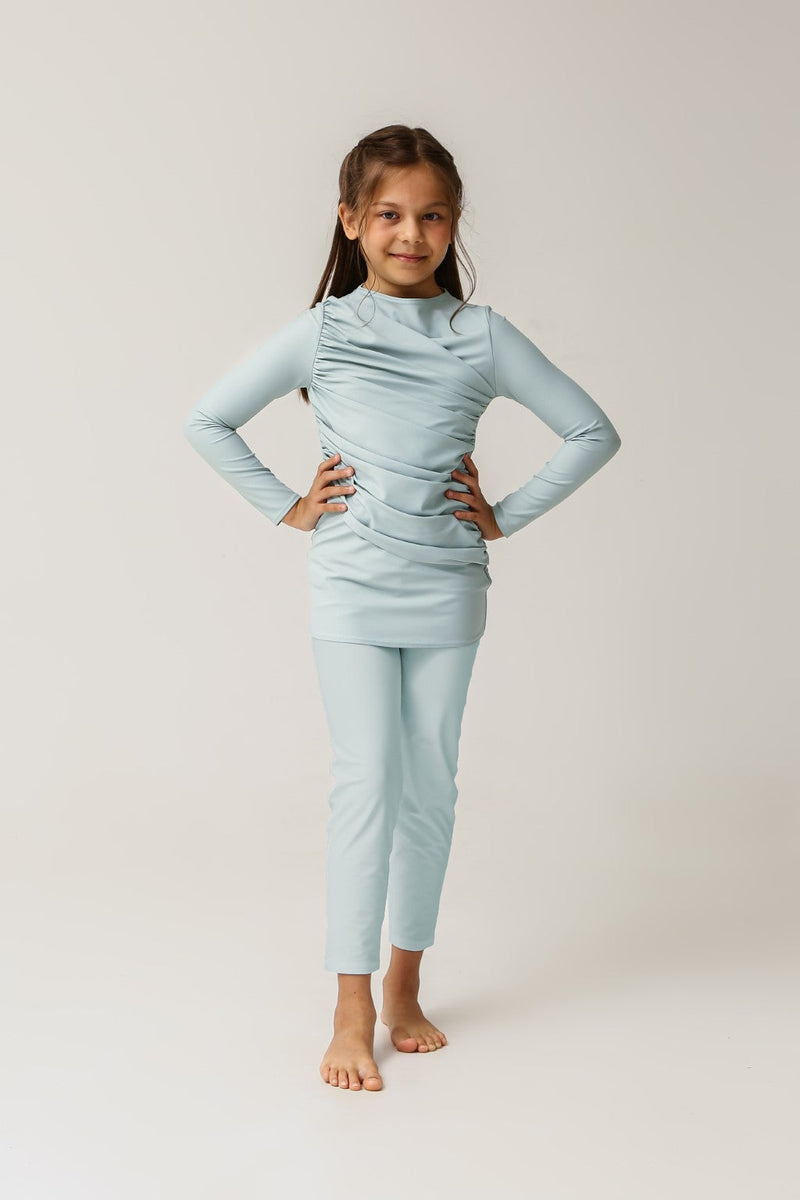 Diana Kids Two Piece Swimwear - Aqua-zoom-