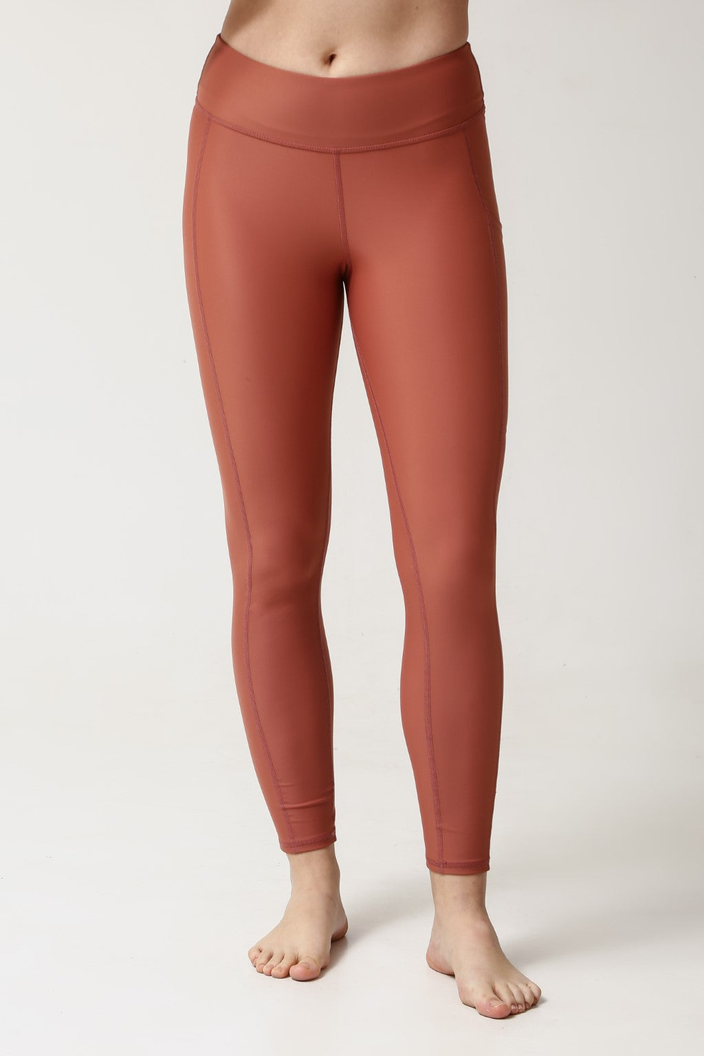 Swim Pocket Tights - Clay-1