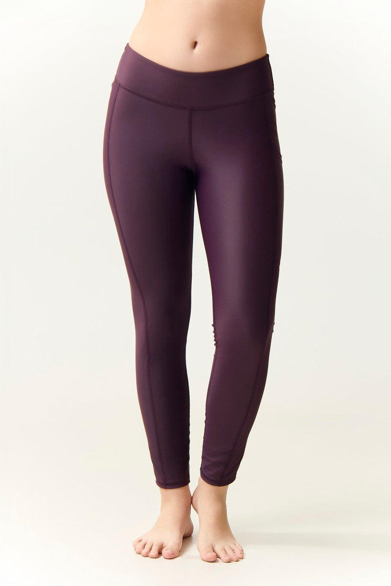 Swim Pocket Tights - Plum-zoom-