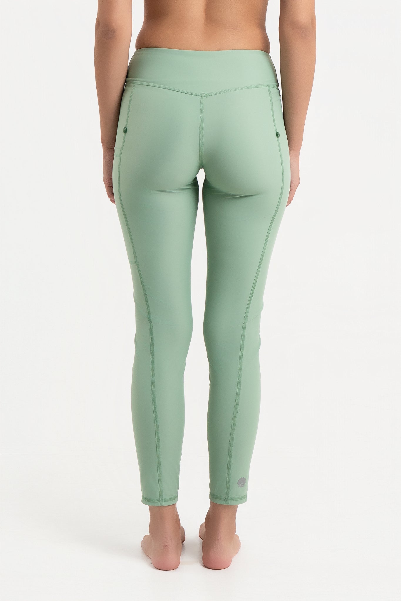Swim Pocket Tights - Sage-3