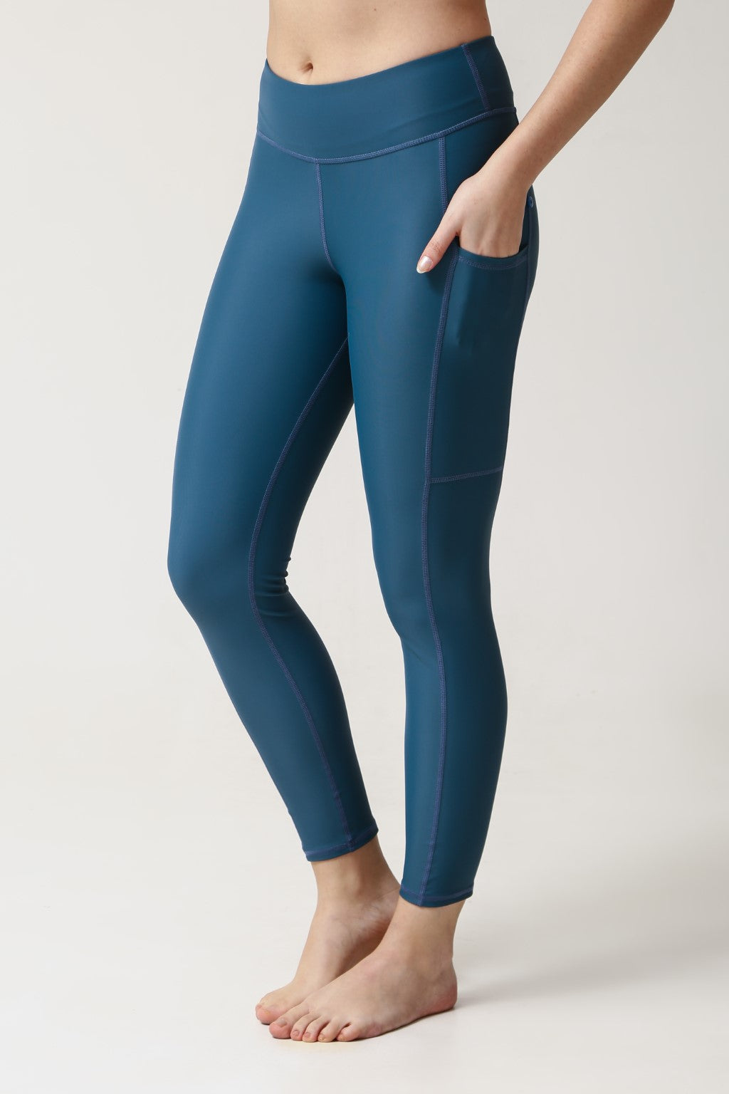 Swim Pocket Tights - Wave-zoom-2