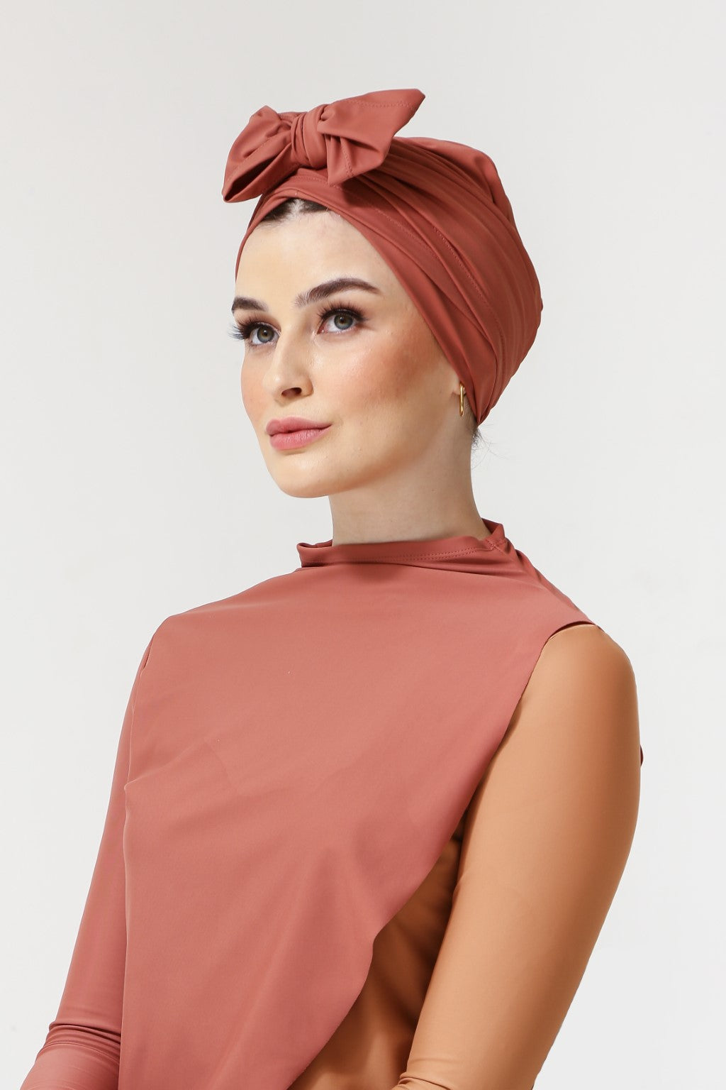 Self-tie Turban - Clay-zoom-1