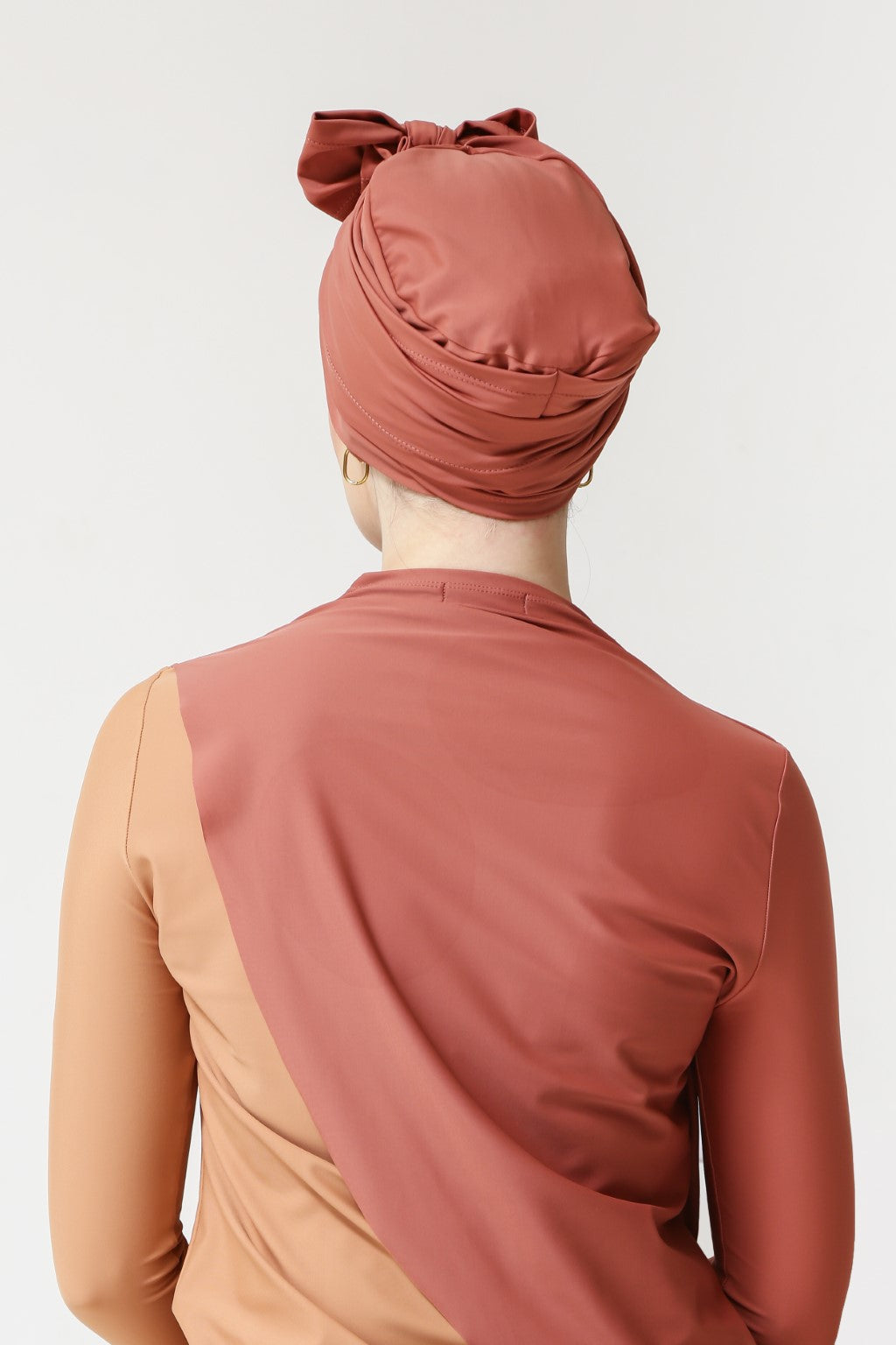 Self-tie Turban - Clay-zoom-2