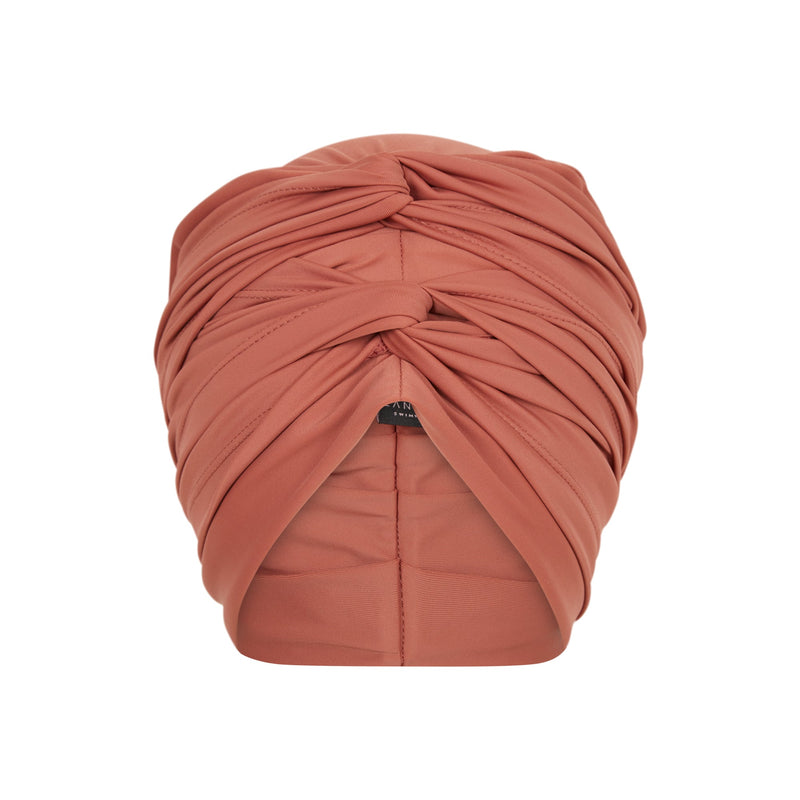 Self-tie Turban - Clay-zoom-