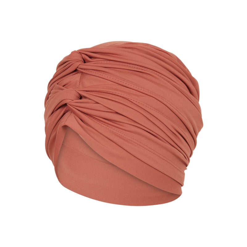 Self-tie Turban - Clay-zoom-