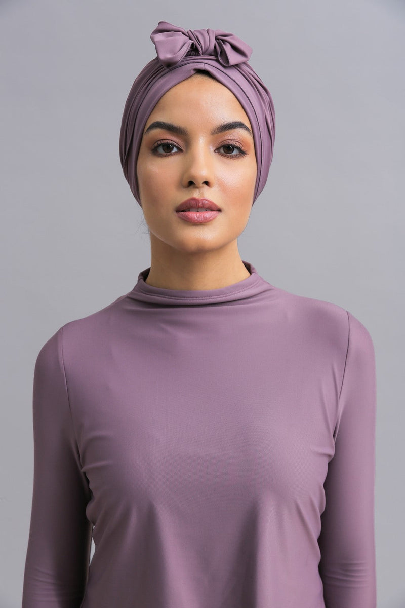 Self-tie Turban - Dusk-zoom-