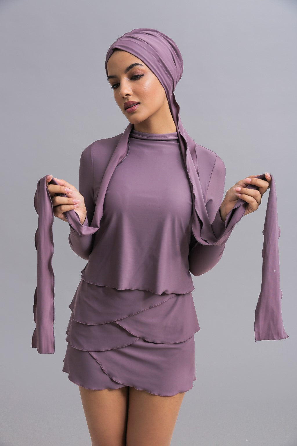 Self-tie Turban - Dusk-2