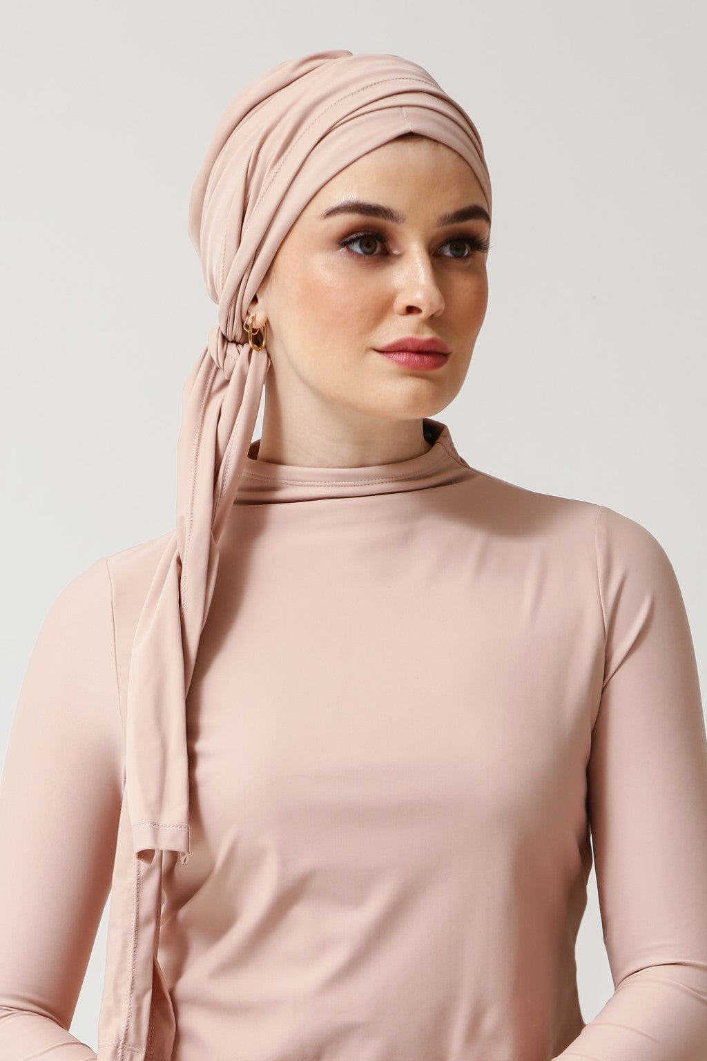 Self-tie Turban - Shell
