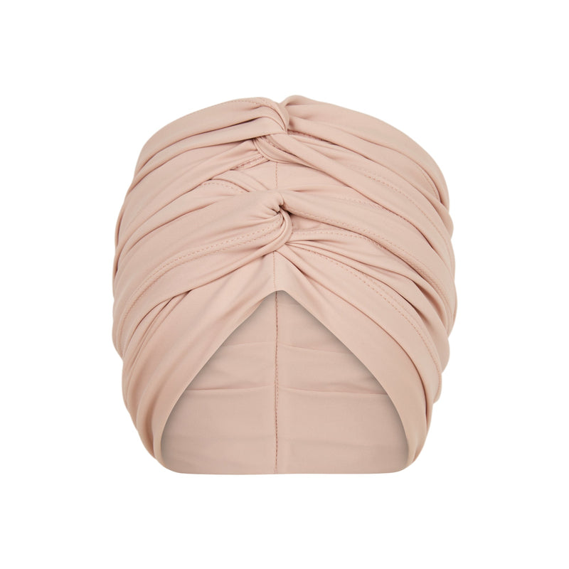 Self-tie Turban - Shell-zoom-