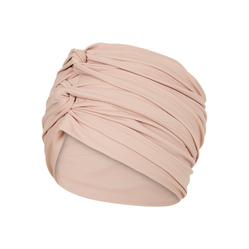 Self-tie Turban - Shell-zoom-