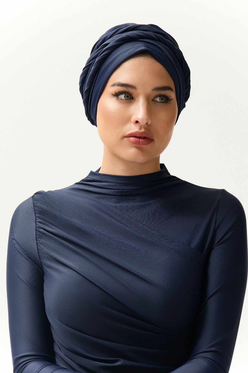 Self-tie Turban - Midnight-zoom-2