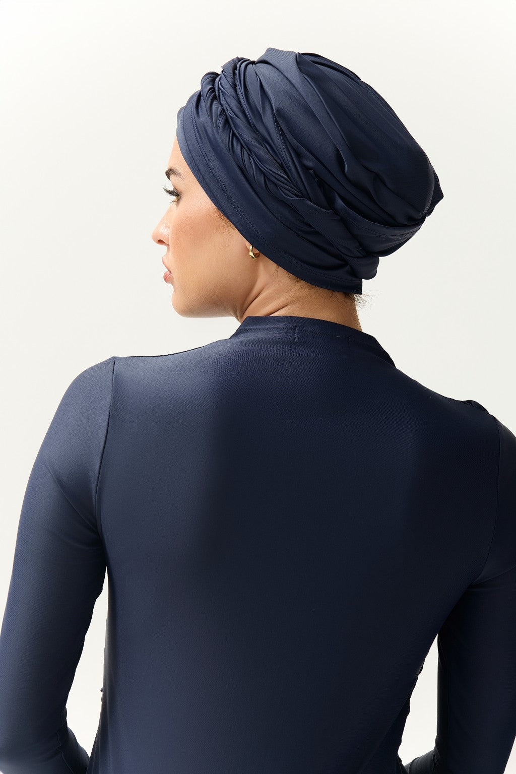 Self-tie Turban - Midnight-zoom-3