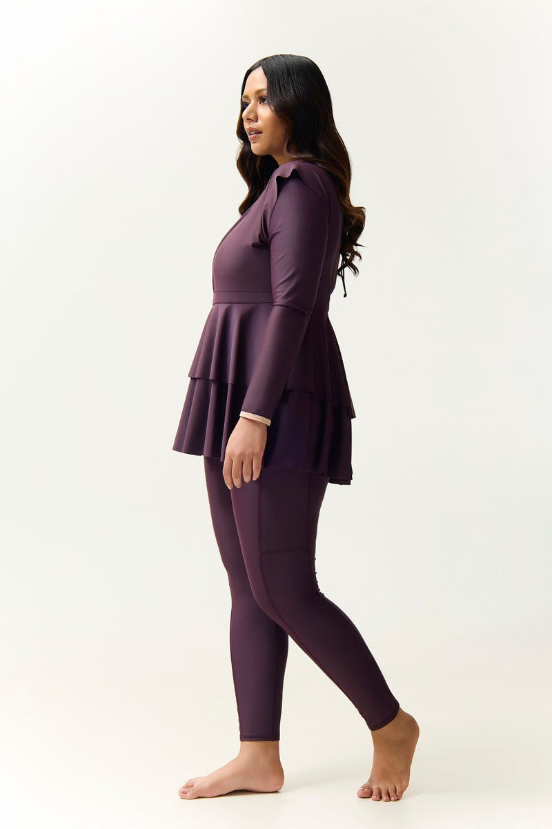 Serena Swim Dress - Plum-zoom-