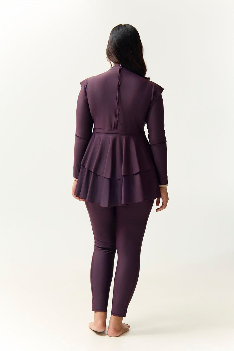Serena Swim Dress - Plum-zoom-