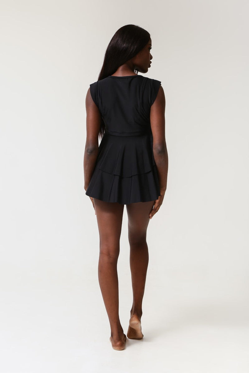 Serena Midi Swimsuit - Black-zoom-