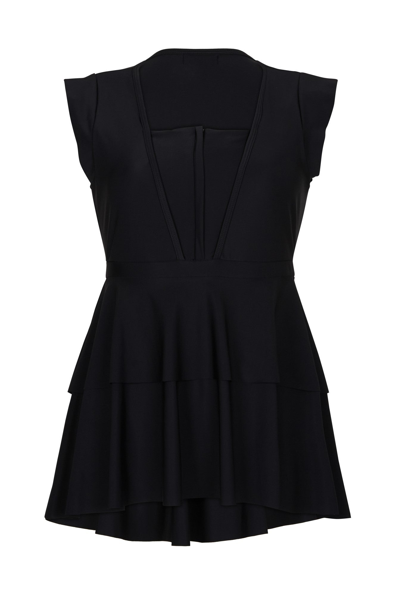 Serena Midi Swimsuit - Black-zoom-9