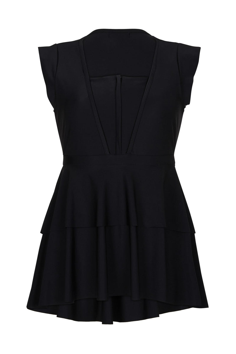 Serena Midi Swimsuit - Black-zoom-