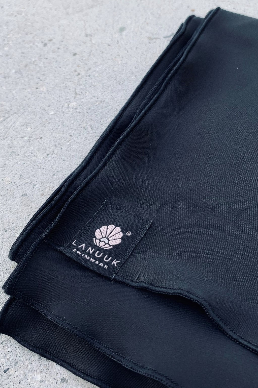 Slip on Scarf - Black-zoom-7
