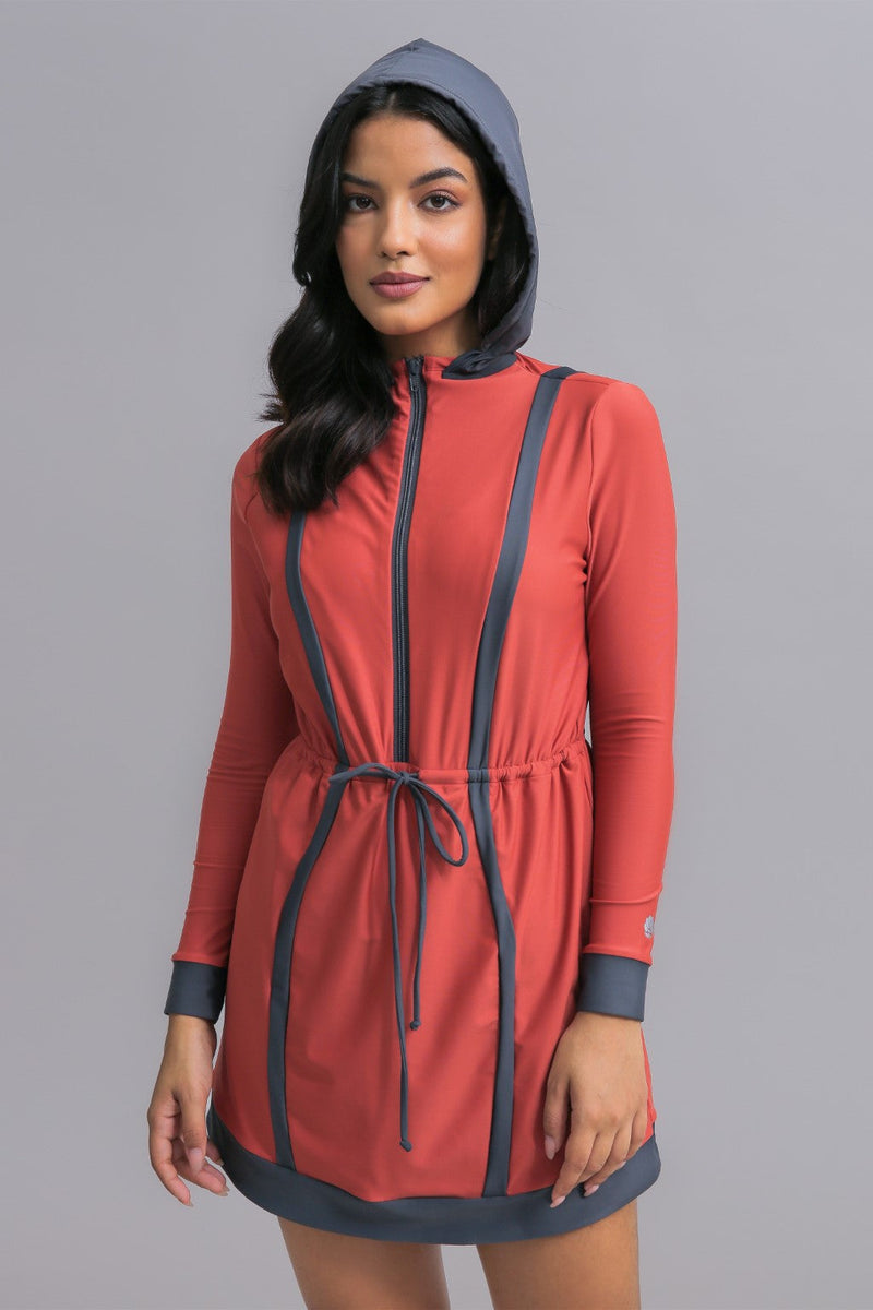 Taali Swim Dress - Sunset-zoom-