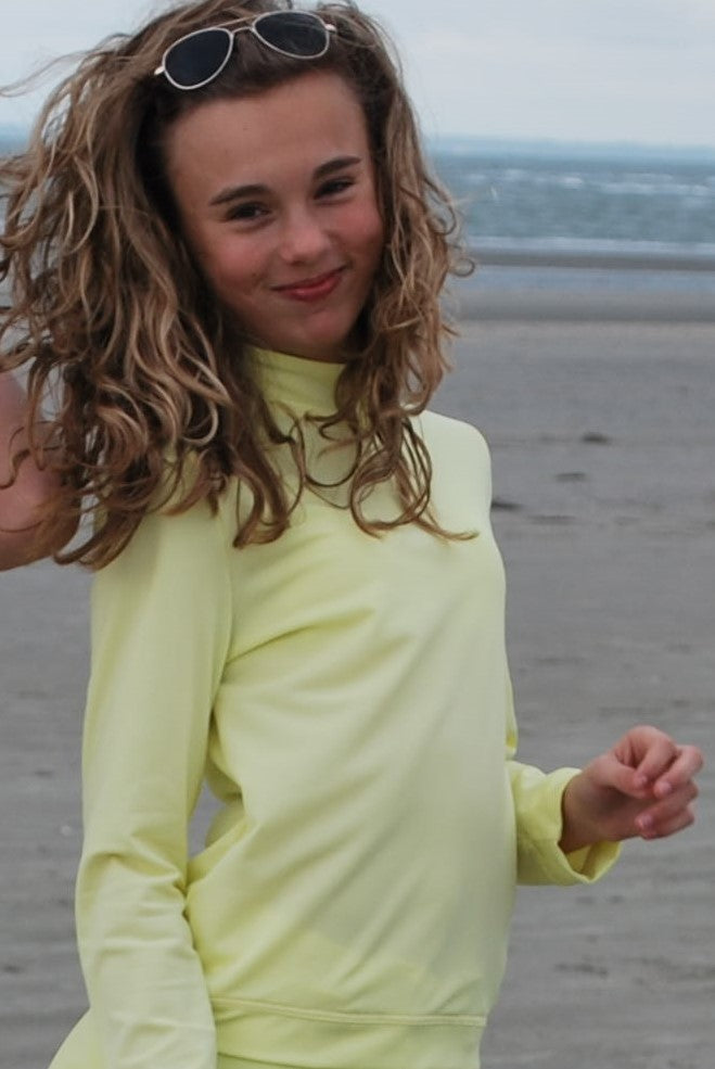 Teenage Unisex Long Sleeve Turtle Neck Top - UPF 50+, Age 11-16-3