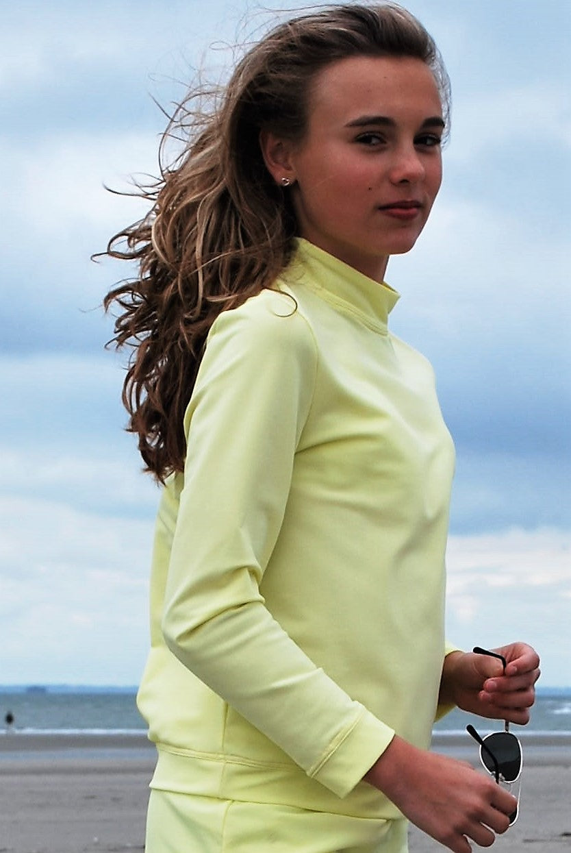 Teenage Unisex Long Sleeve Turtle Neck Top - UPF 50+, Age 11-16-4