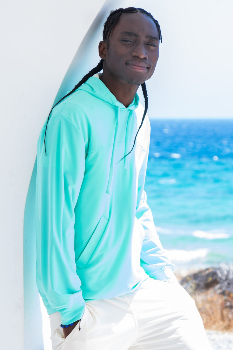 Mens Hooded Top - UPF 50+-zoom-
