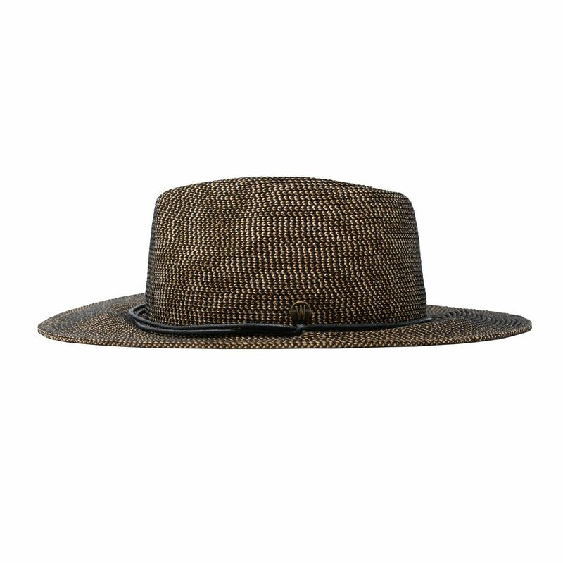 Mens Wallaroo Logan UPF50 Sunhat Dark Brown