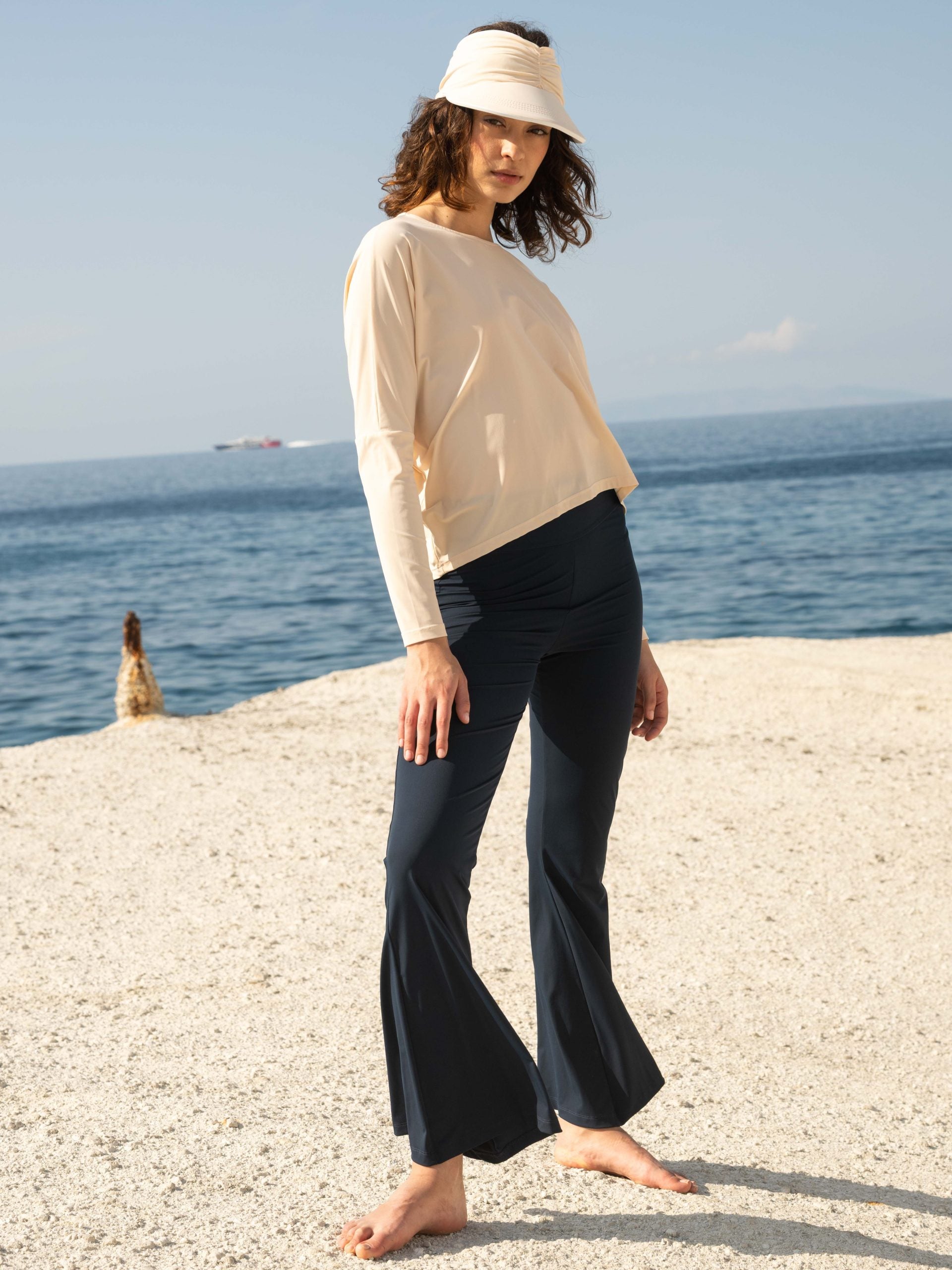 Miami Sculpt UV Flare Leggings by Kalani - UPF50+-3