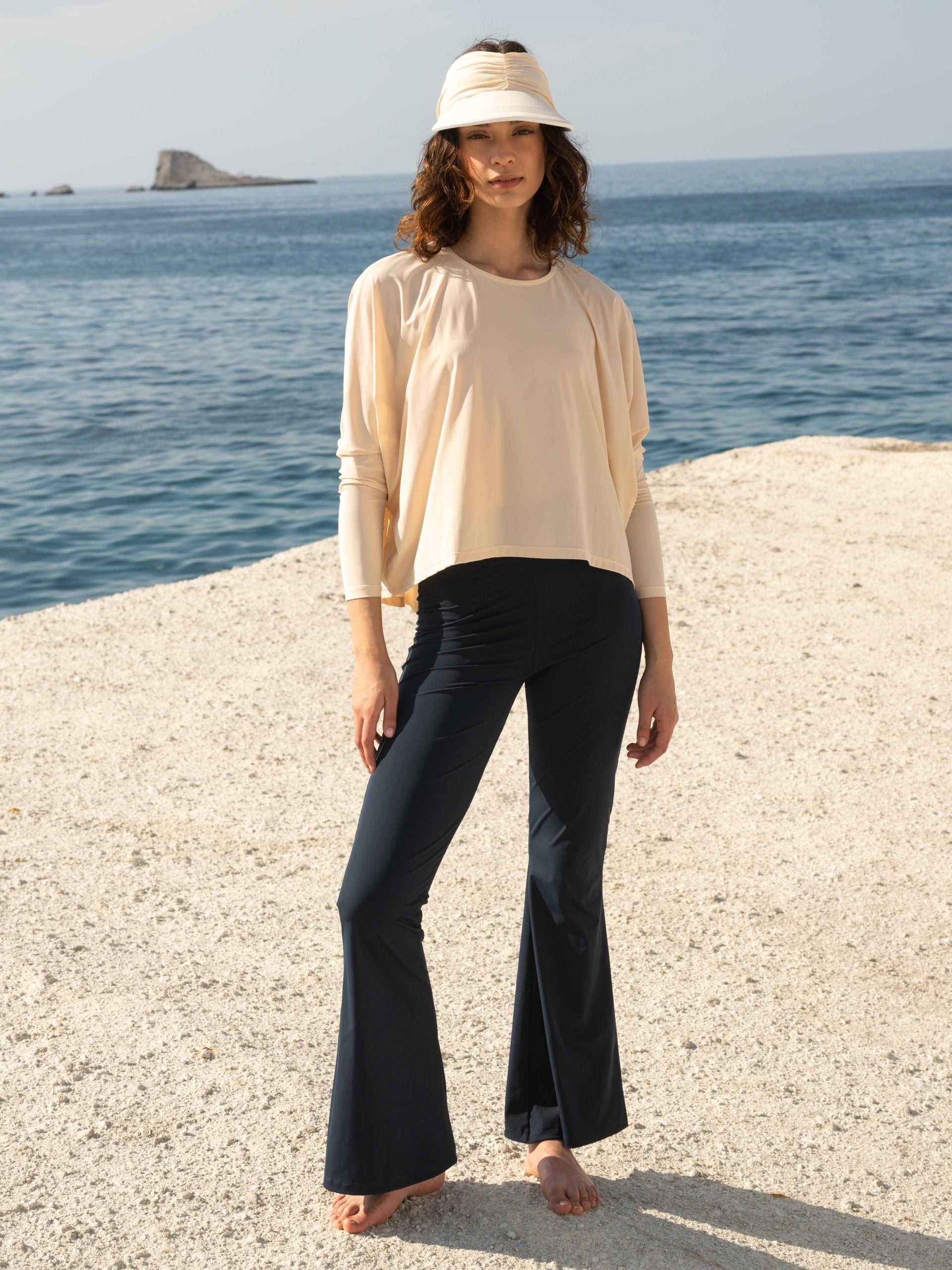 Miami Sculpt UV Flare Leggings by Kalani - UPF50+-zoom-1