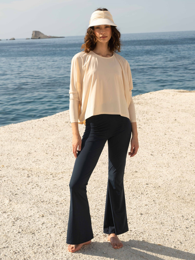 Miami Sculpt UV Flare Leggings by Kalani - UPF50+-zoom-
