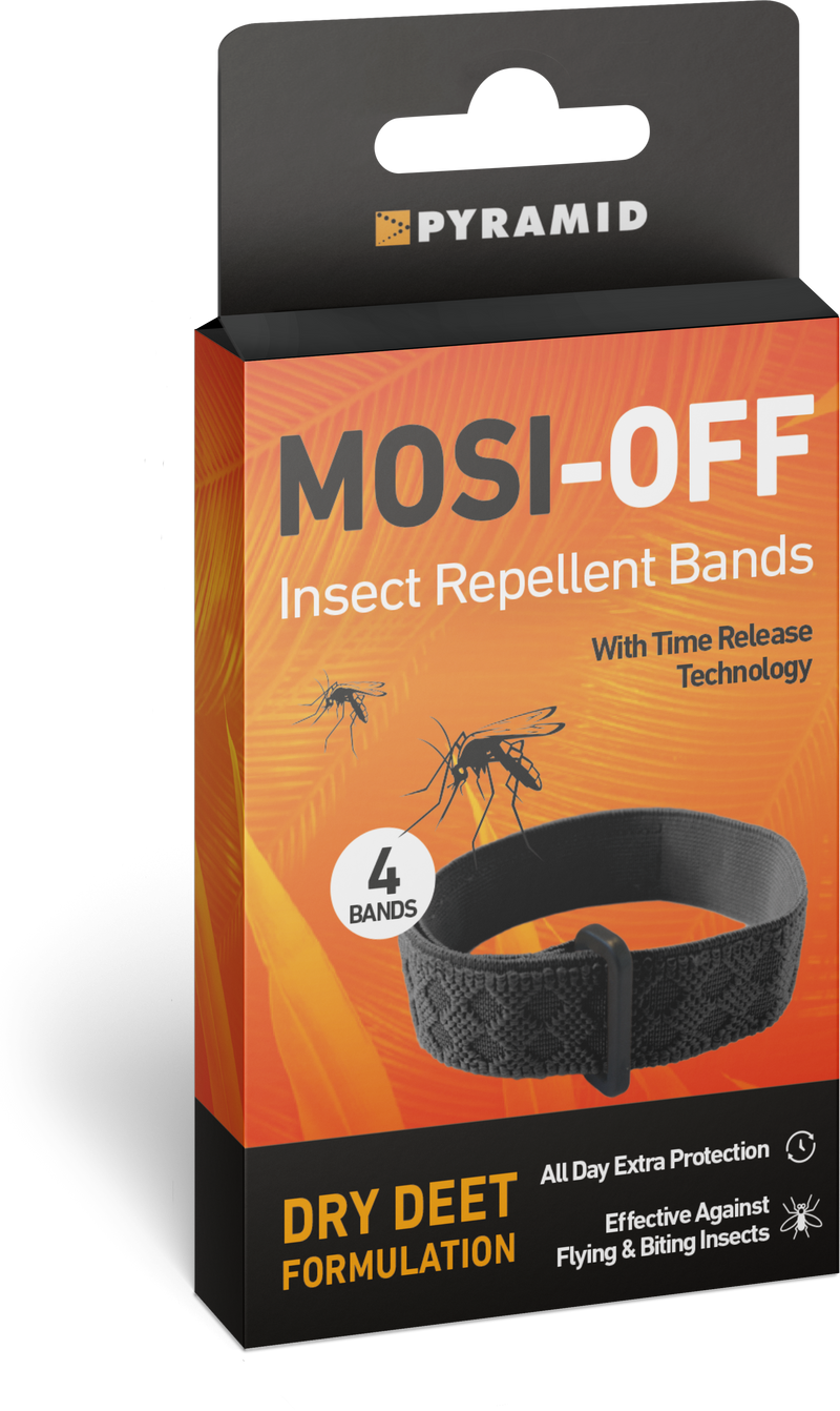 Pyramid Mosi-Off Insect Repellent Bands X 4 DRY DEET FORMULATION-zoom-