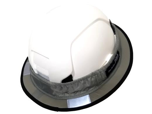 PRO Builder Construction Helmet Visor Brim - Reflective-zoom-6