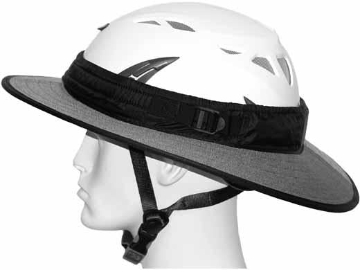 PRO Tech Construction Helmet Visor Brim - Grey-zoom-