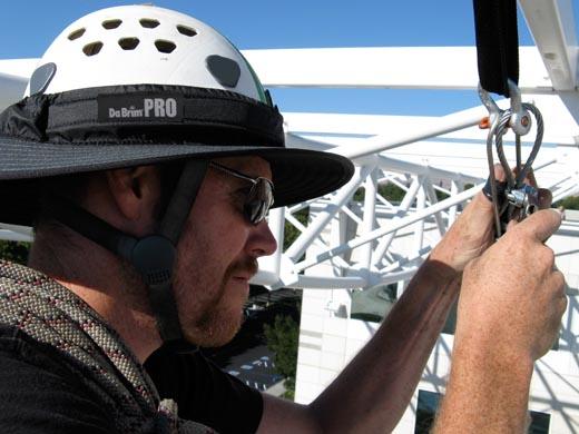PRO Tech Construction Helmet Visor Brim - Grey