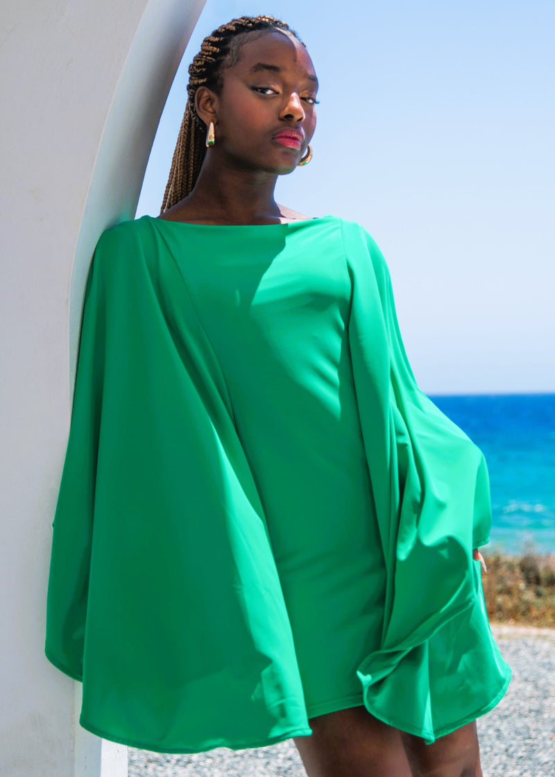 SunSibility Batwing Dress ( Short ) - UPF 50+     -zoom-
