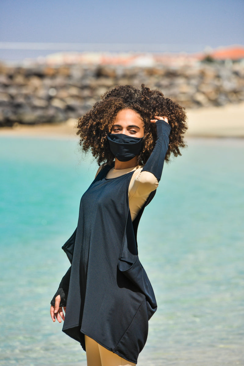 SunSibility Double Layered Mouth Piece Mask UPF50+-zoom-