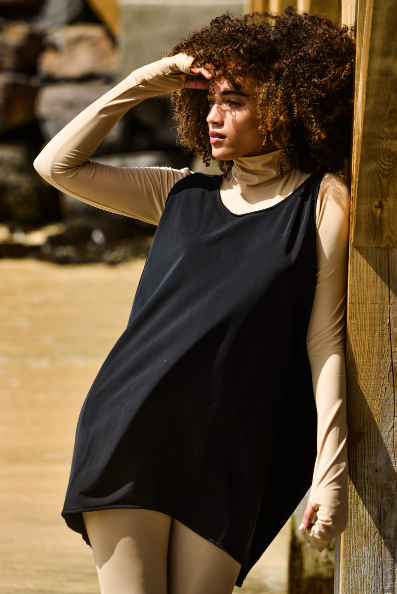SunSibility Longline Drop Arm Vest Top - UPF 50+-zoom-