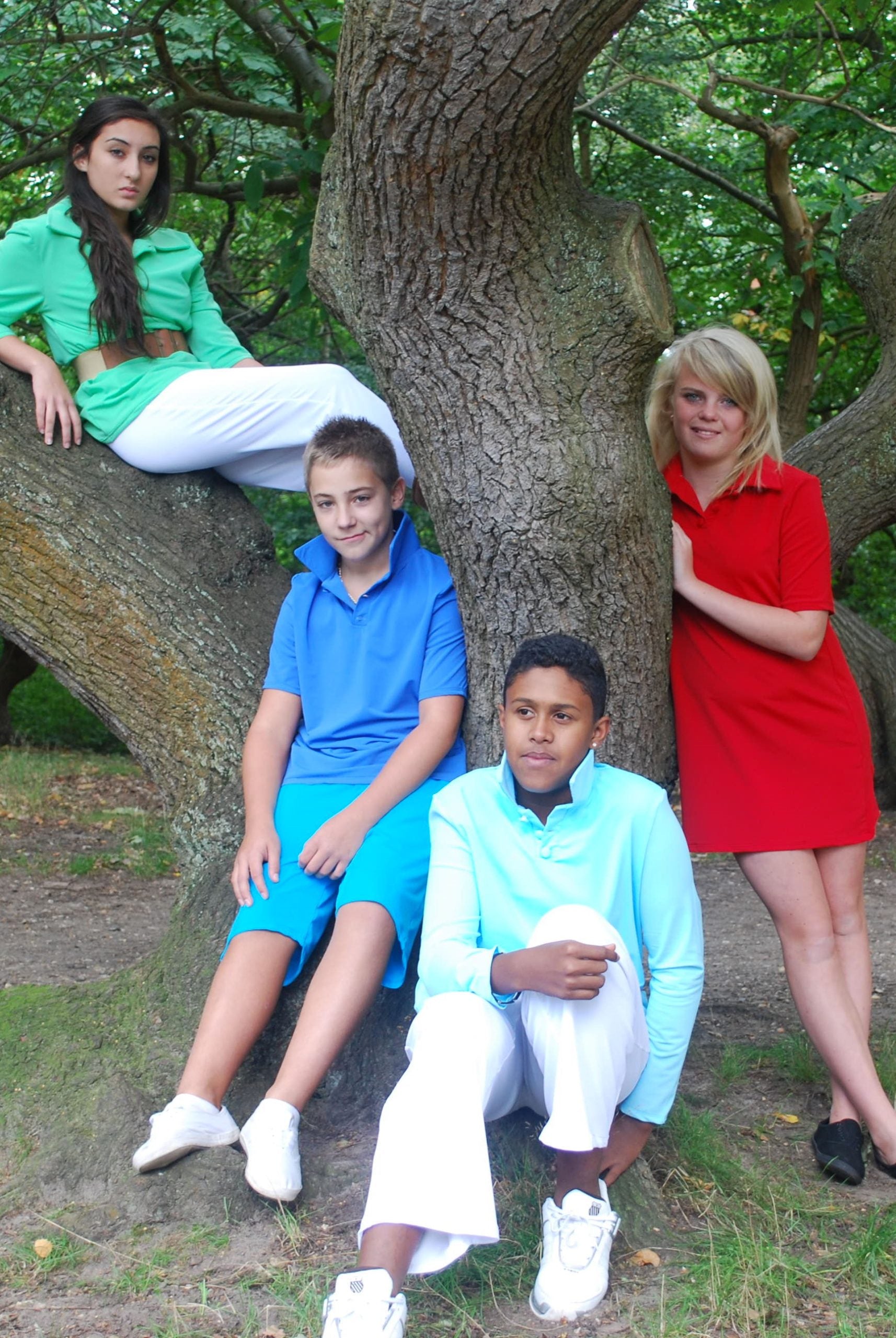 Teenage Unisex Long Sleeve Sun Protective Polo Shirt - UPF 50+, Age 11-16-zoom-9