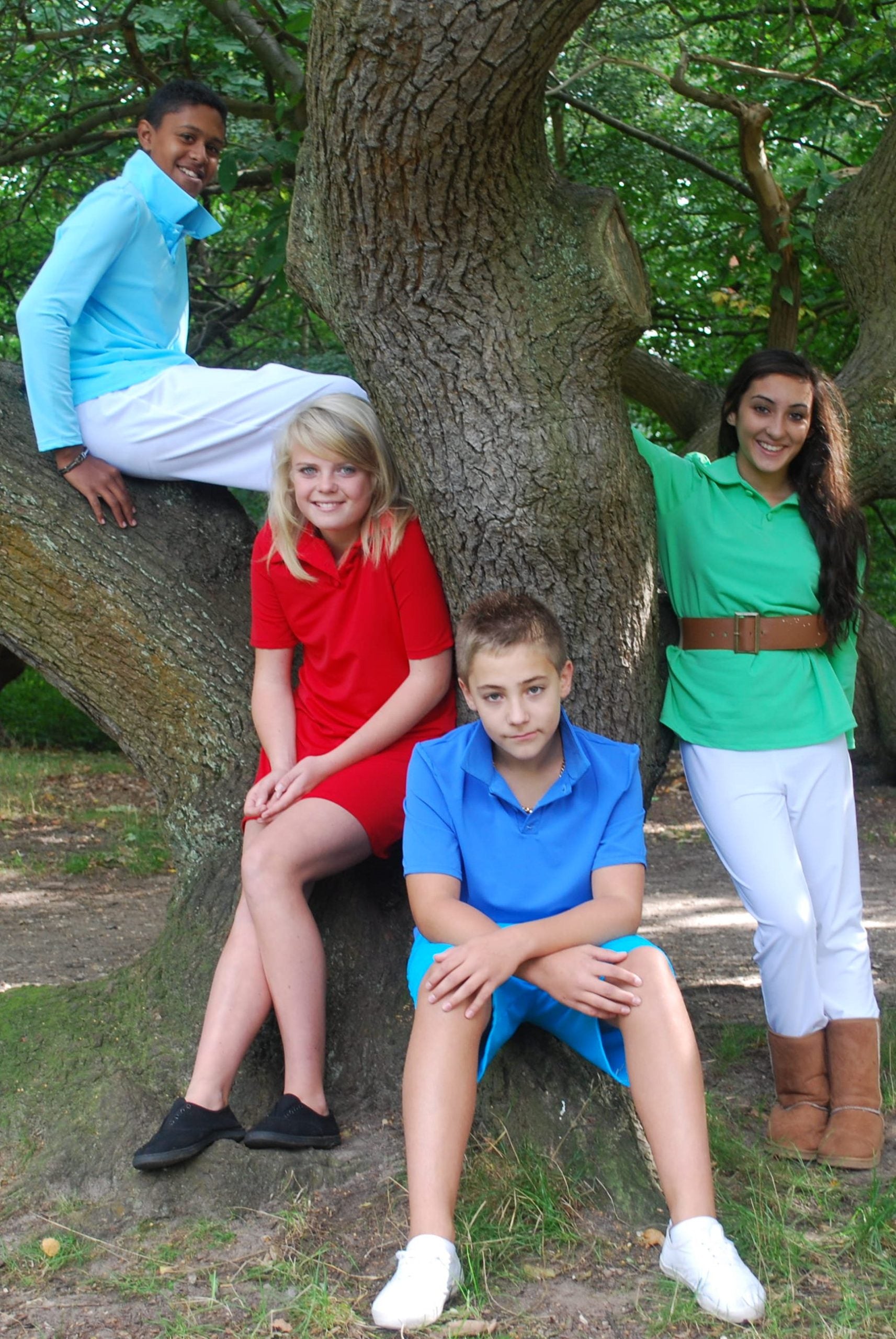 Teenage Unisex Long Sleeve Sun Protective Polo Shirt - UPF 50+, Age 11-16-11