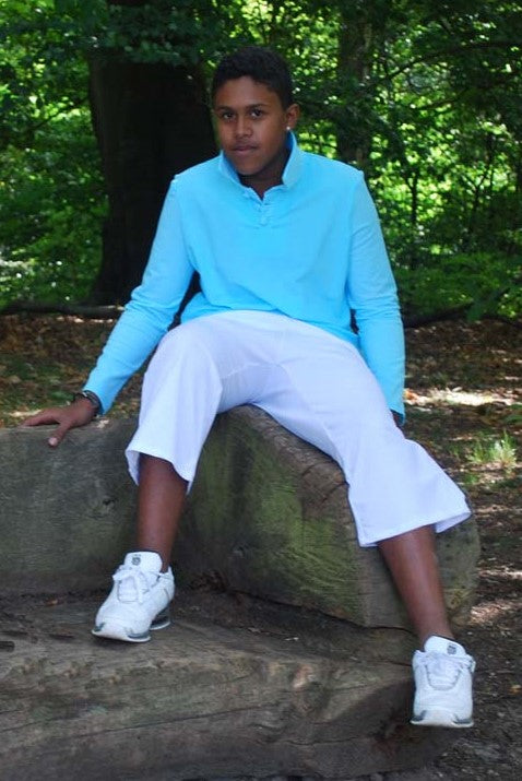 Teenage Unisex Long Sleeve Sun Protective Polo Shirt - UPF 50+, Age 11-16-5