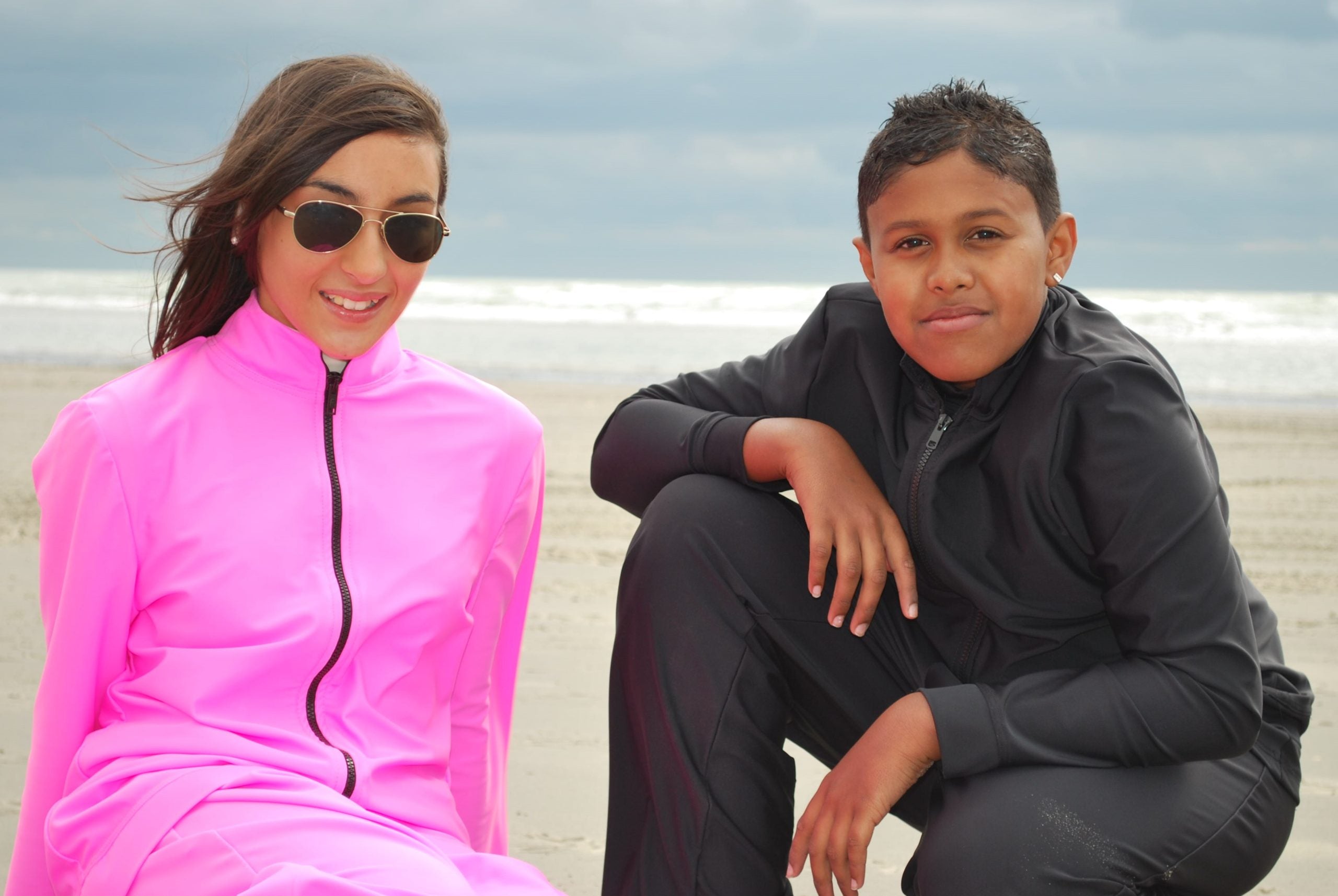 Teenage Unisex Long Sleeve UV Protective Tracksuit Top - UPF 50+, Age 11-16
