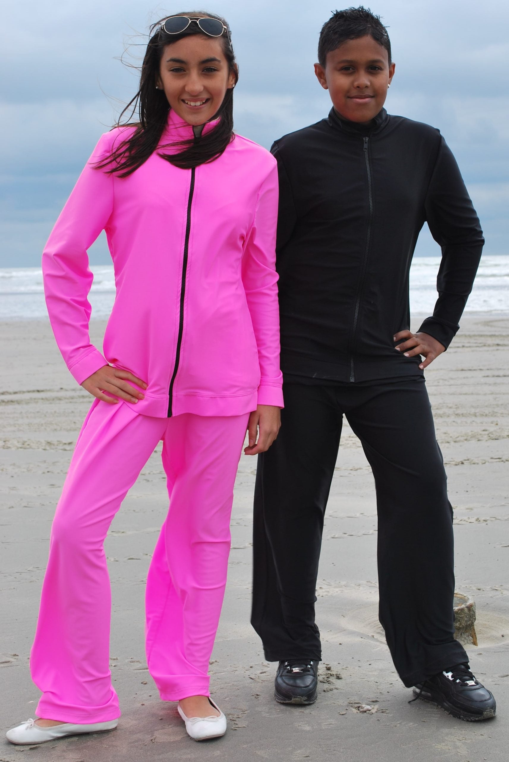 Teenage Unisex Long Sleeve UV Protective Tracksuit Top - UPF 50+, Age 11-16-zoom-3