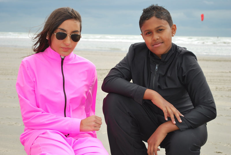 Teenage Unisex Sun Protective Tracksuit as a Two Piece - UPF 50+, Age 11-16-zoom-